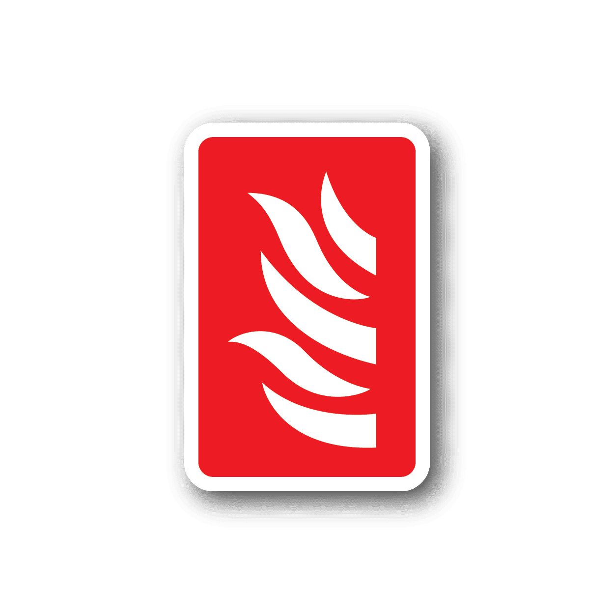 Image of Fire Emergency Sticker