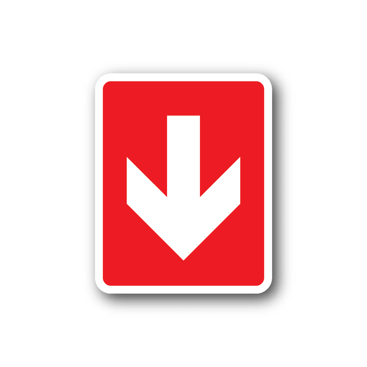 Image of Fire Exit Downstairs Sticker