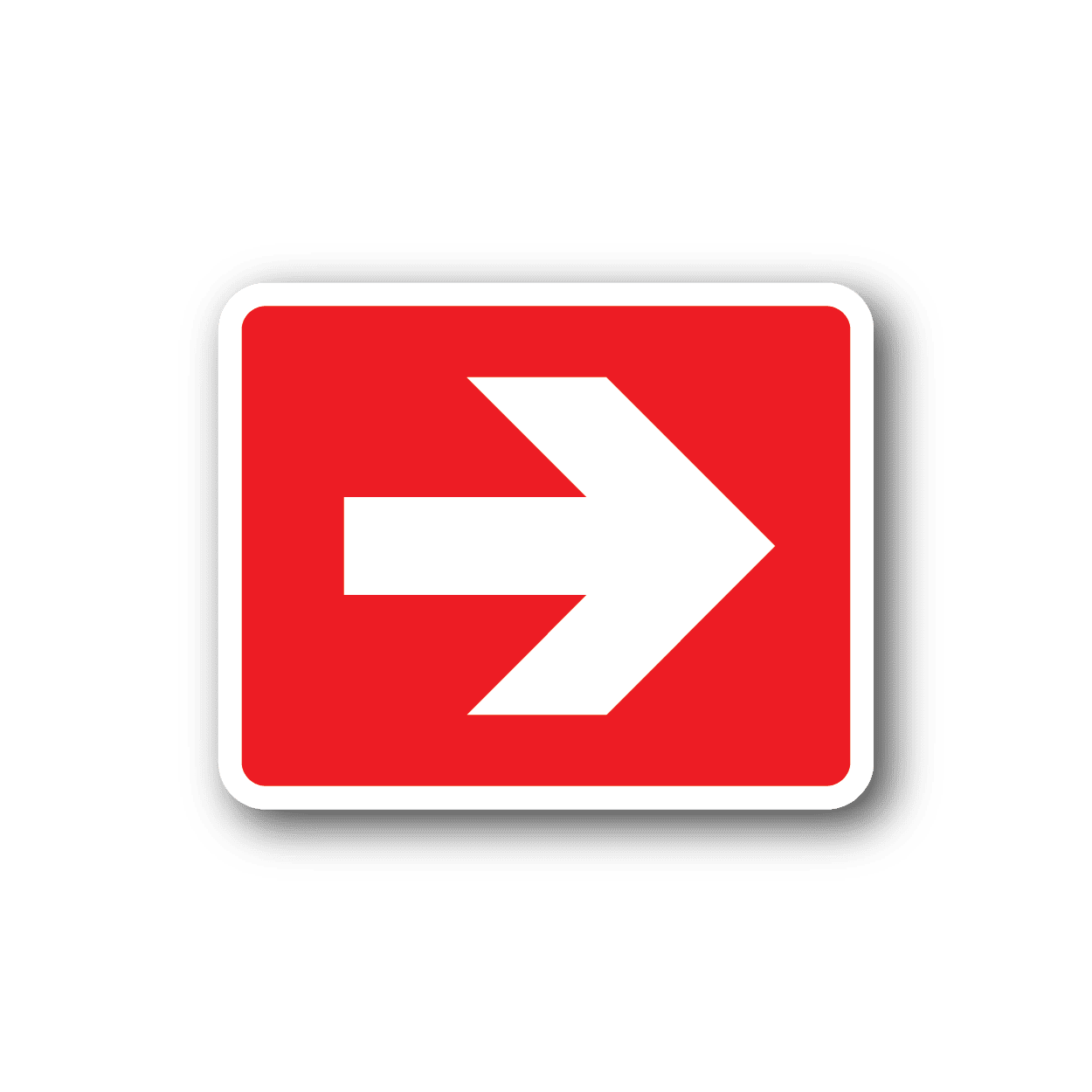 Image of Fire Exit Right Sticker