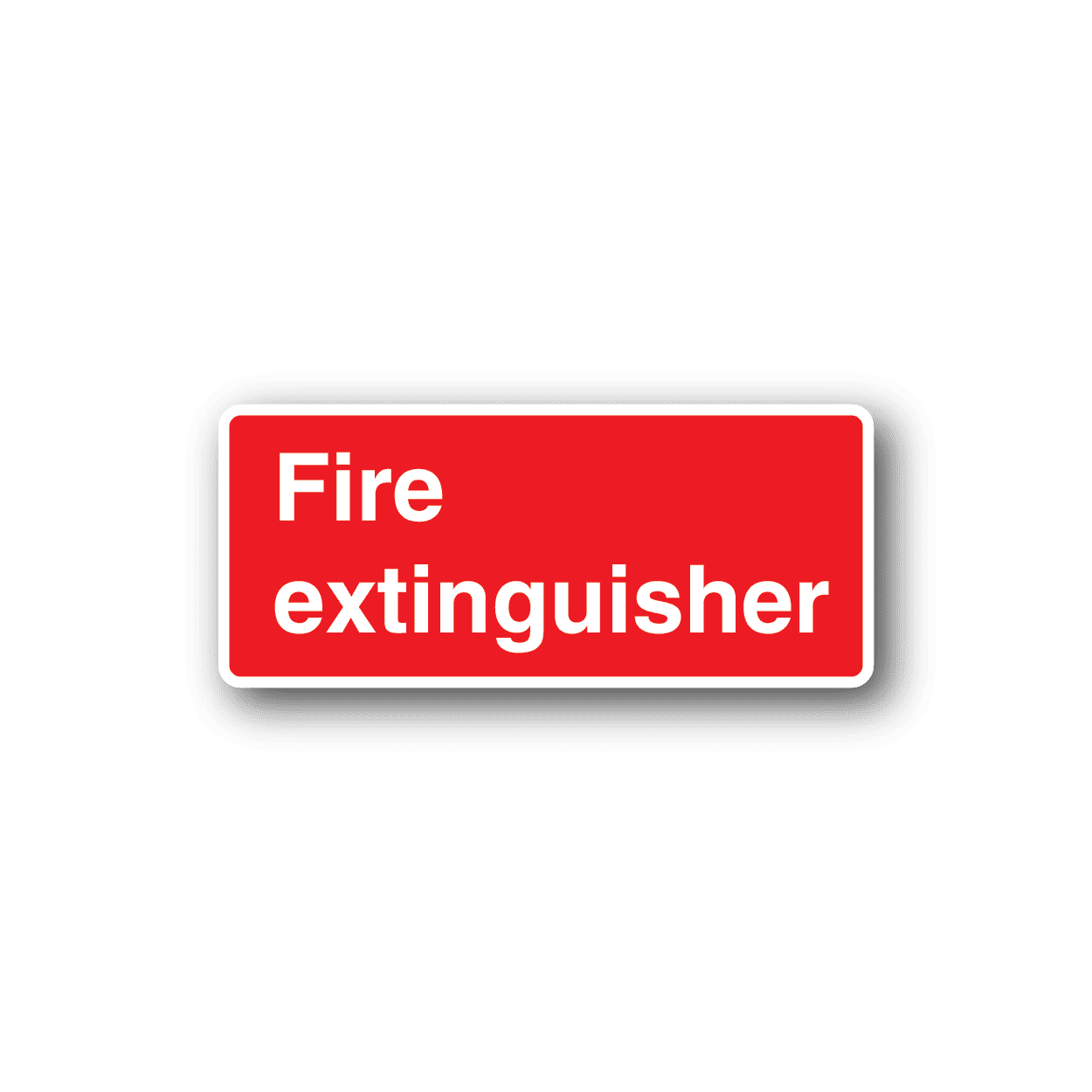 Image of Fire Extinguisher Safety Sticker