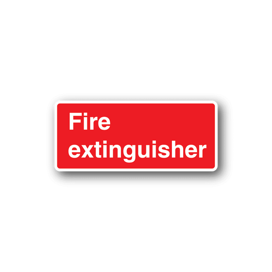 Image of Fire Extinguisher Safety Sticker