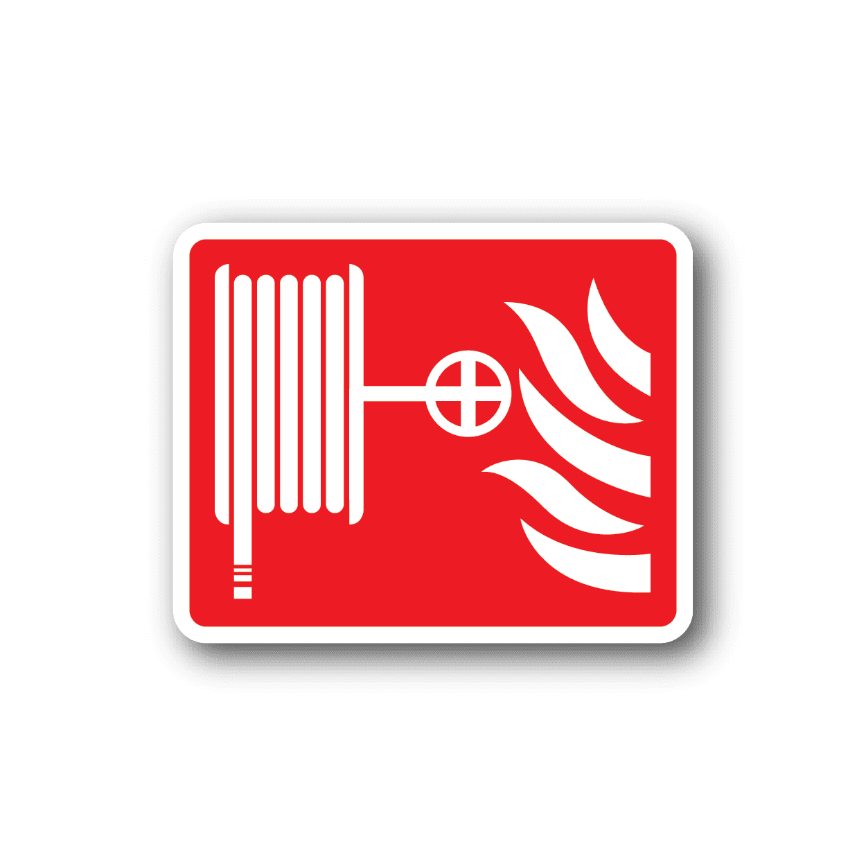 Image of Fire Hose is about to catch fire Sticker