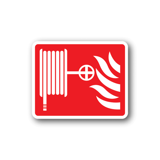 Image of Fire Hose is about to catch fire Sticker