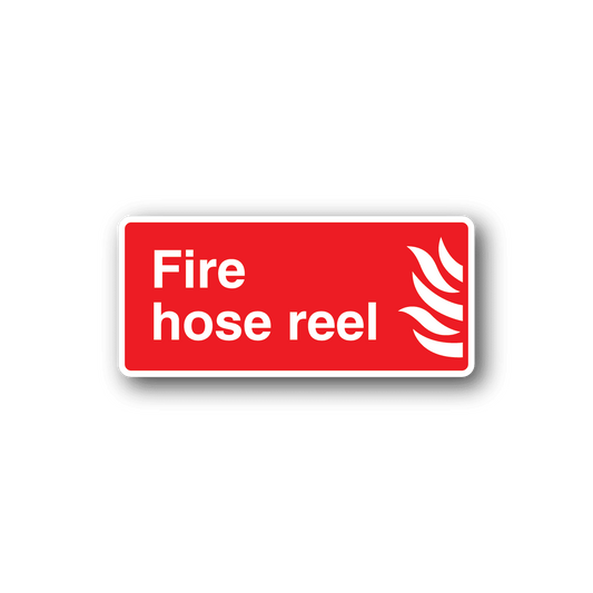 Image of Fire Hose Reel Safety Sticker