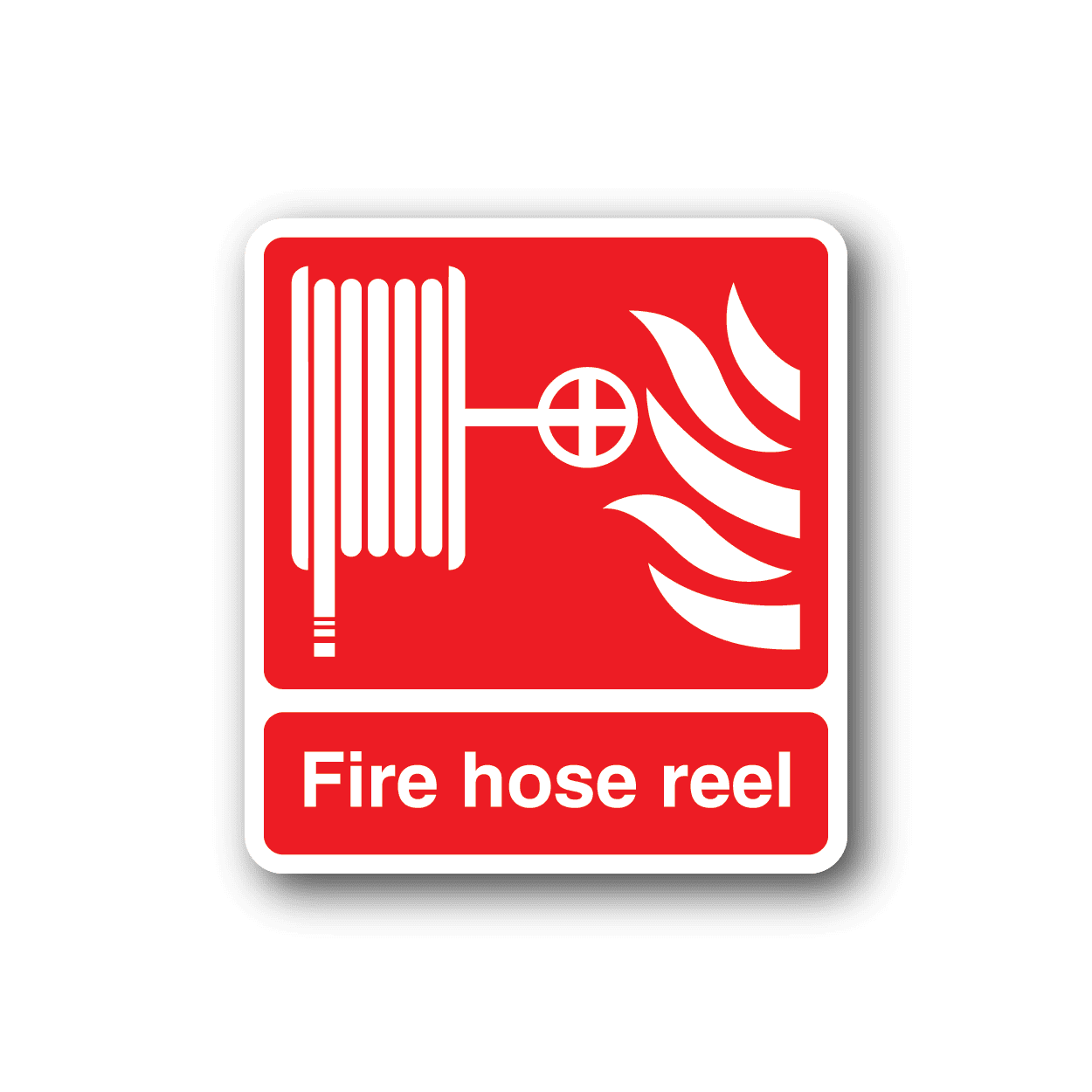 Image of Fire Hose Reel Sticker