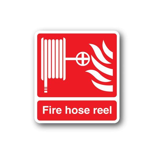 Image of Fire Hose Reel Sticker