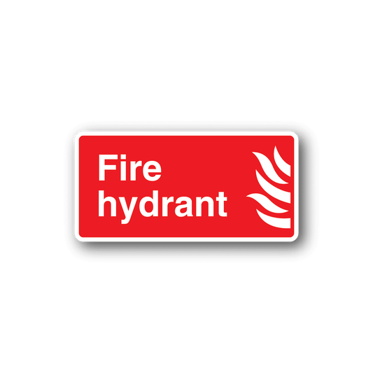 Image of Fire Hydrant Safety Sticker