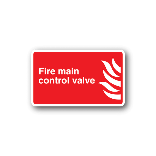 Image of Fire Main Control Valve Sticker