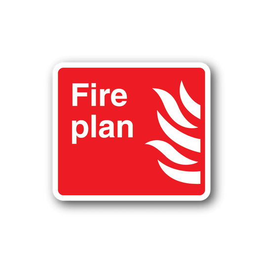 Image of Fire Plan Sticker