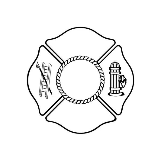 Image of Fire Rescue Crest Decal