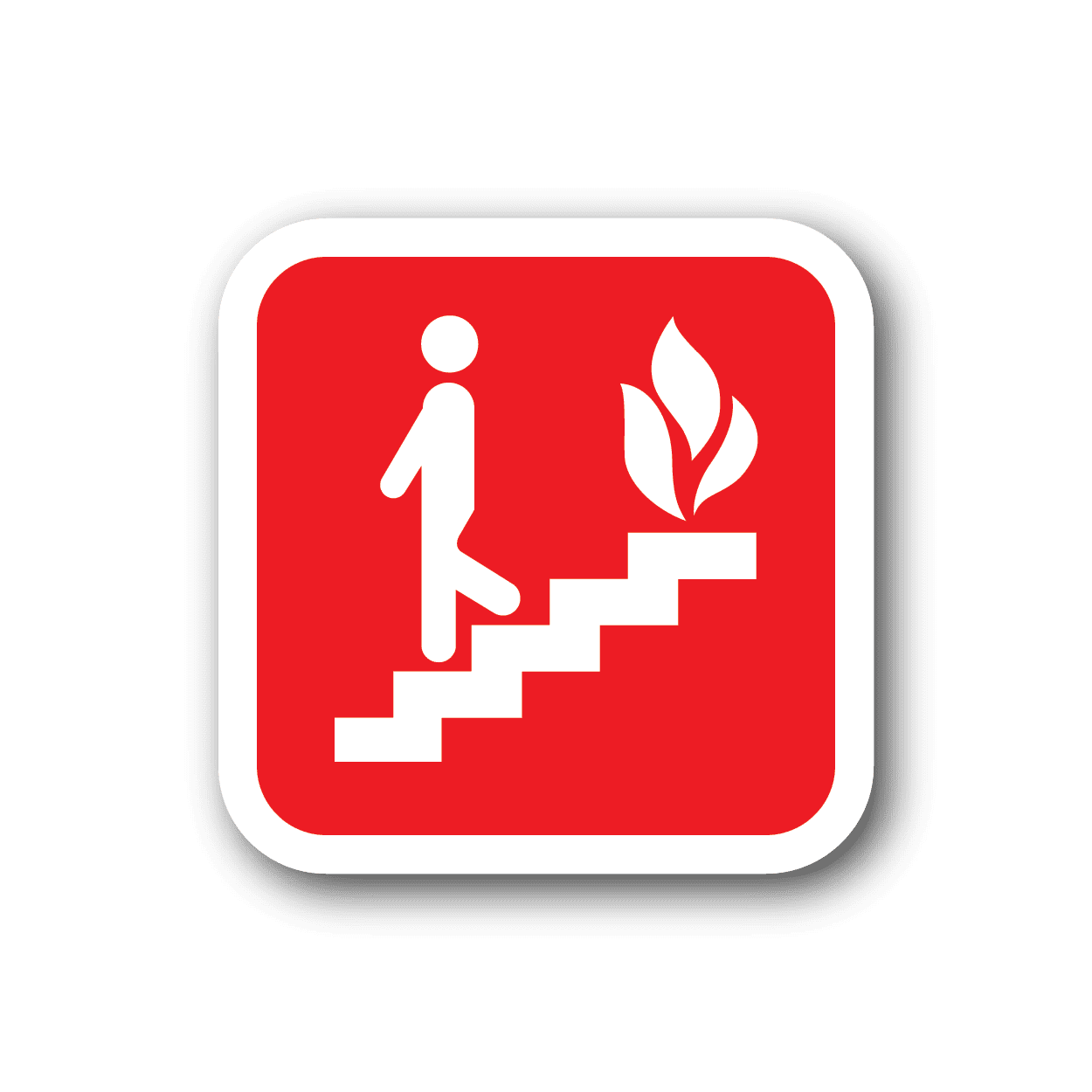 Image of Fire Stairs Sticker