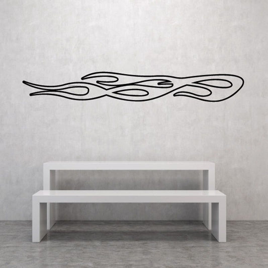 Image of Fireball Ghost Flames Car Decal - Vinyl Decal - Wall Decal - CF179