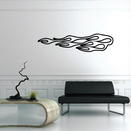 Image of Fireball Ghost Flames Car Decal - Vinyl Decal - Wall Decal - CF292