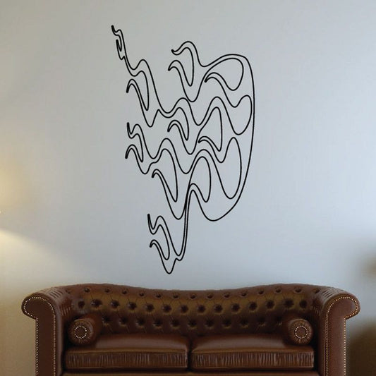 Image of Fireball Ghost Flames Car Decal - Vinyl Decal - Wall Decal - CF457