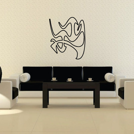 Image of Fireball Twisted Ghost Flames Car Decal - Vinyl Decal - Wall Decal - CF414