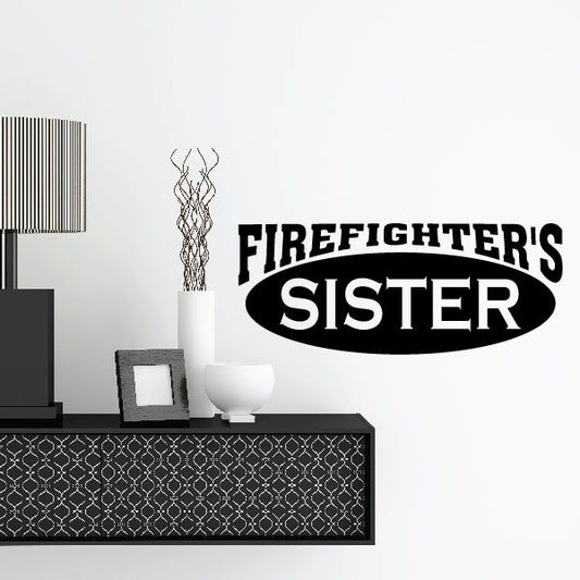 Image of Firefighter's Sister Decal