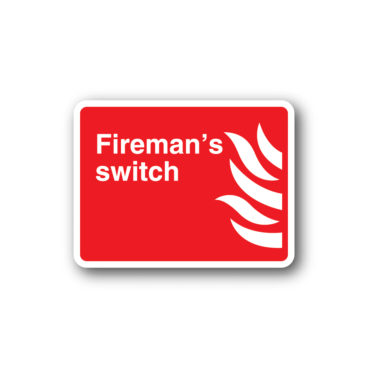 Image of Fireman's Switch Sticker