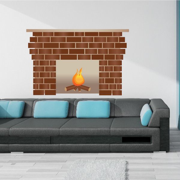 Image of Firepit Christmas Decorations Wall Decal - Vinyl Sticker - Car Sticker - IDCOLOR002