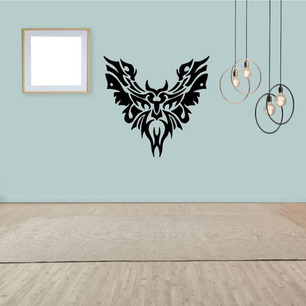 Image of Firey Hypnotic Bird Decal