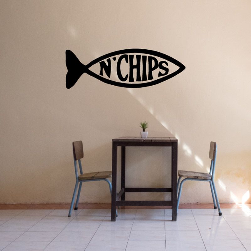 Image of Fish N Chips Decal