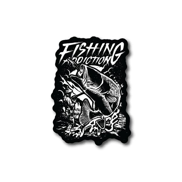 Image of Fishing Addiction Sticker