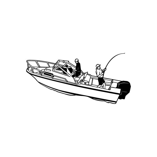 Image of Fishing Boat Catch Decal