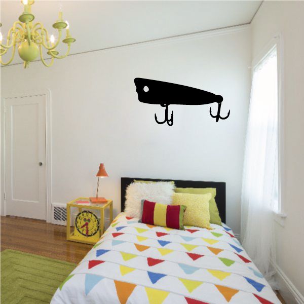 Image of Fishing Lure Wall Decal - Vinyl Decal - Car Decal - NS006