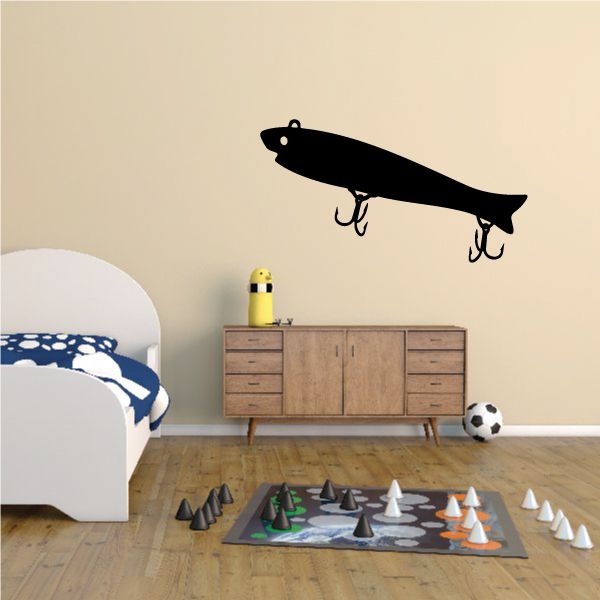 Image of Fishing Lure Wall Decal - Vinyl Decal - Car Decal - NS009