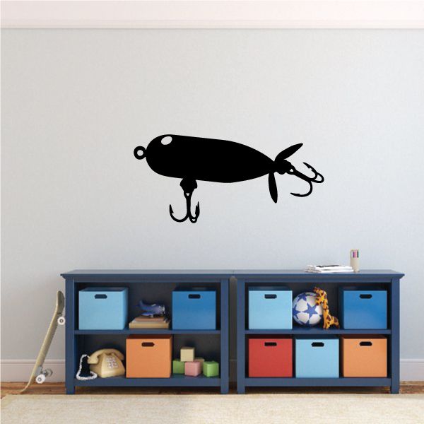 Image of Fishing Lure Wall Decal - Vinyl Decal - Car Decal - NS011