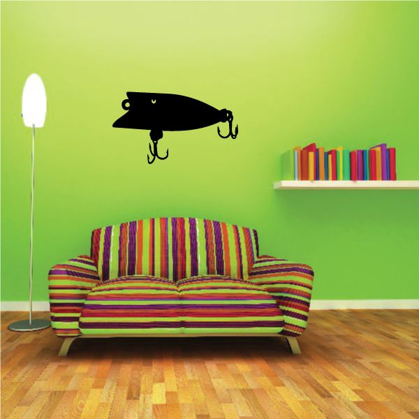 Image of Fishing Lure Wall Decal - Vinyl Decal - Car Decal - NS054