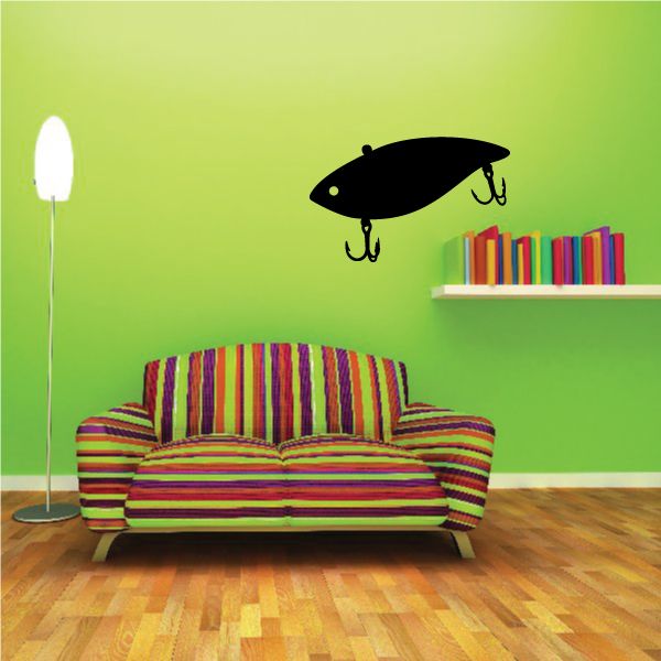 Image of Fishing Lure Wall Decal - Vinyl Decal - Car Decal - NS060