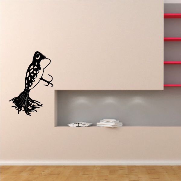 Image of Fishing Lures Wall Decal - Vinyl Decal - Car Decal - 002