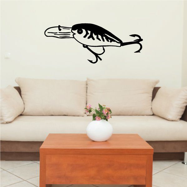 Image of Fishing Lures Wall Decal - Vinyl Decal - Car Decal - 031