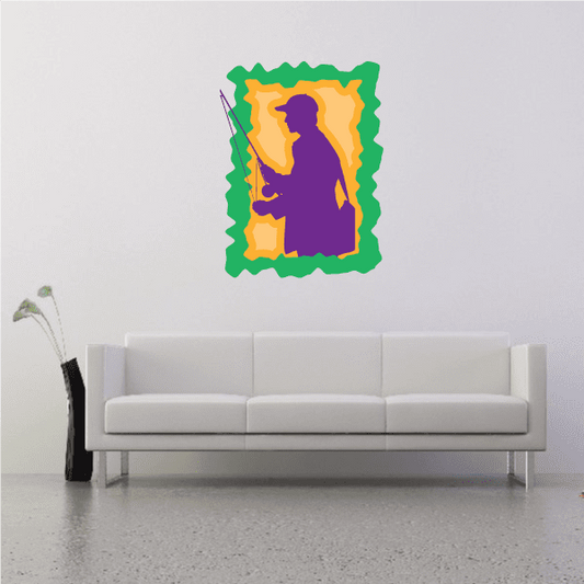 Image of Fishing Wall Decal - Vinyl Sticker - Car Sticker - Die Cut Sticker - CDSCOLOR001