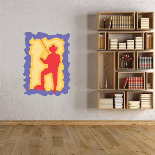 Image of Fishing Wall Decal - Vinyl Sticker - Car Sticker - Die Cut Sticker - CDSCOLOR007