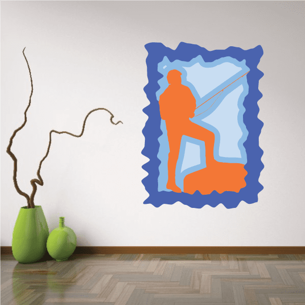 Image of Fishing Wall Decal - Vinyl Sticker - Car Sticker - Die Cut Sticker - CDSCOLOR010