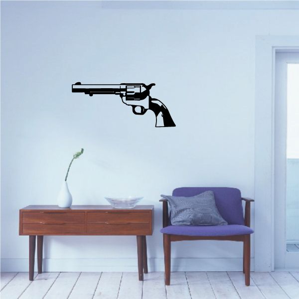 Image of Fixed Cylinder Revolver Shaded Decal