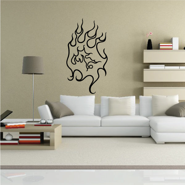 Image of Flame Outline Decals