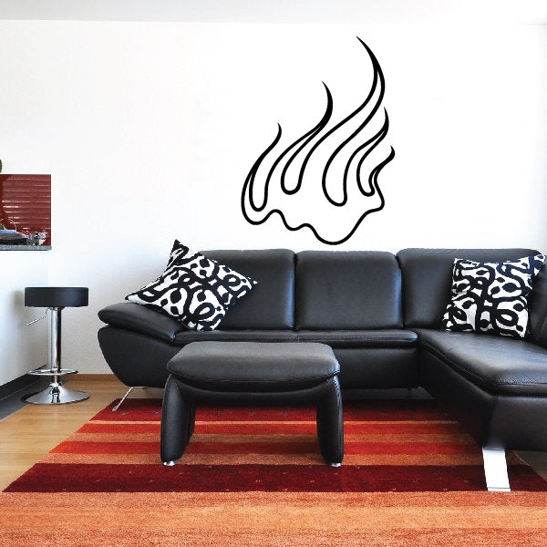 Image of Flame Outline Decals