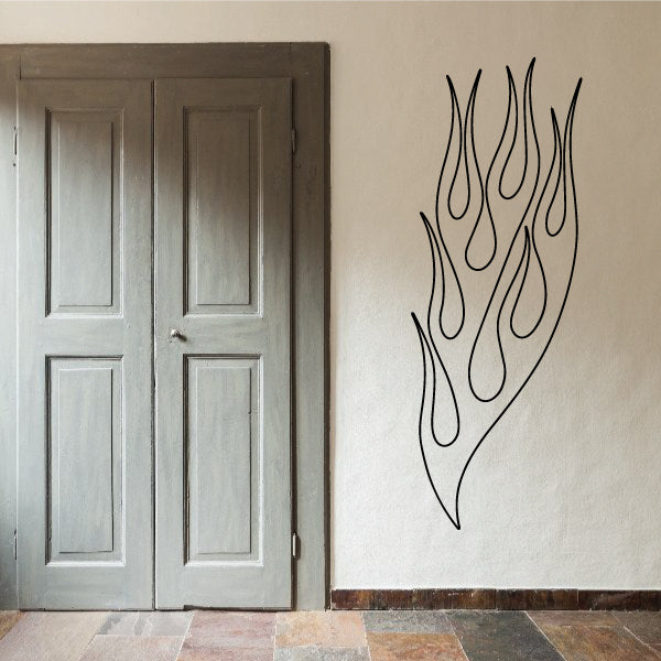 Image of Flame Outline Decals