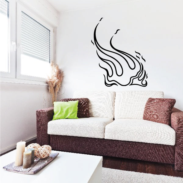 Image of Flame Outline Decals