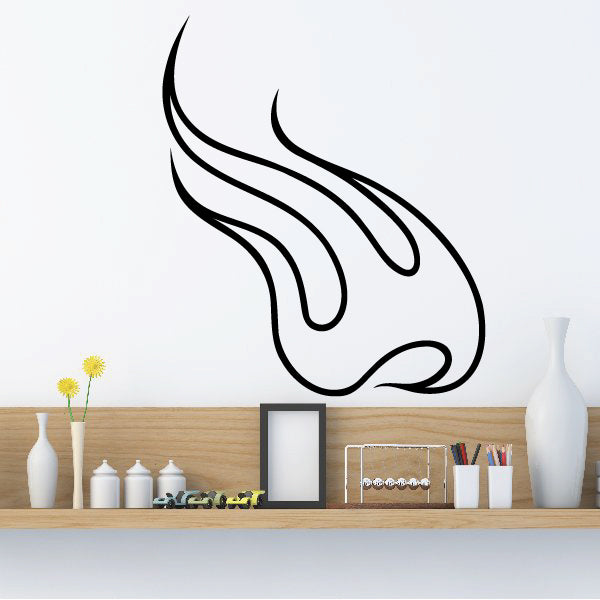 Image of Flame Outline Decals