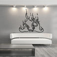 Image of Flame Outline Decals