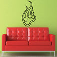 Image of Flame Outline Decals