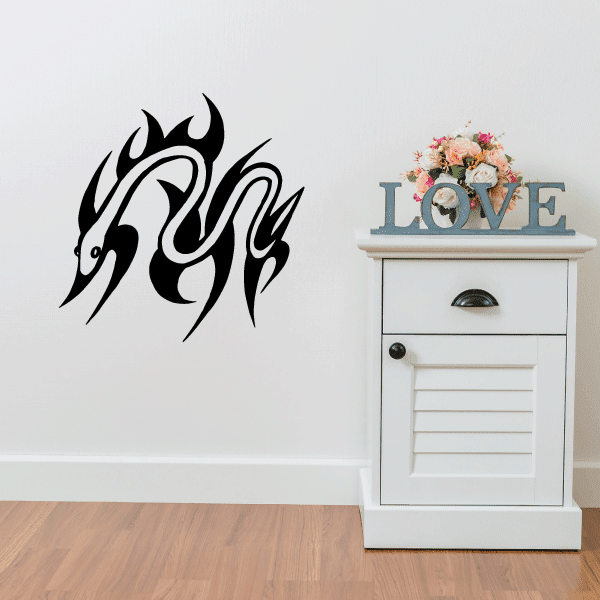 Image of Flame Snake Decal