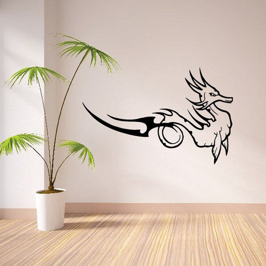 Image of Flame Tail Seahorse Decal