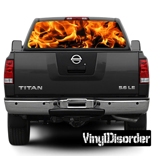 Image of Flame View Through Decals