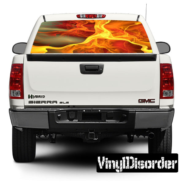 Image of Flame View Through Decals