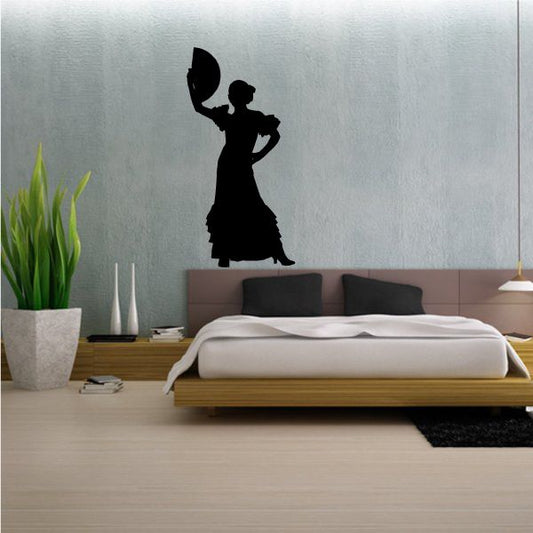 Image of Flamenco Dancers Wall Decal - Vinyl Decal - Car Decal - BA001