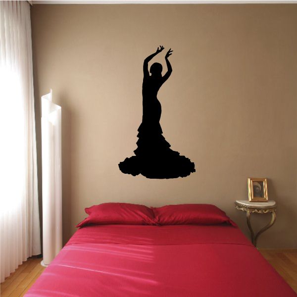 Image of Flamenco Dancers Wall Decal - Vinyl Decal - Car Decal - BA002